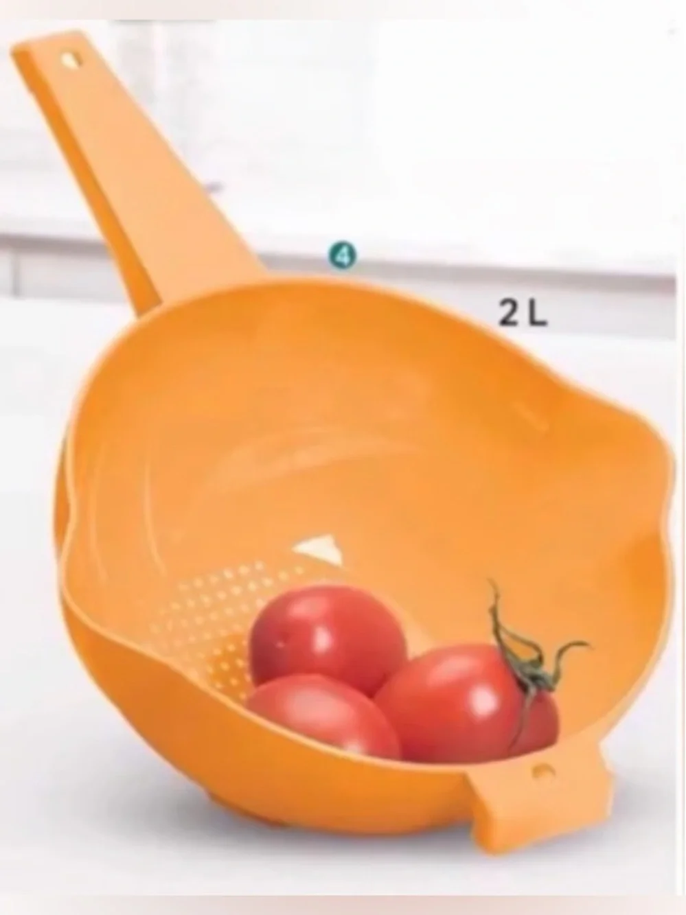 Tupperware bright orange
